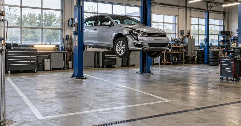 Nutzungsausfallentschädigung nach Unfall – Auto steht zur Reparatur in der Werkstatt